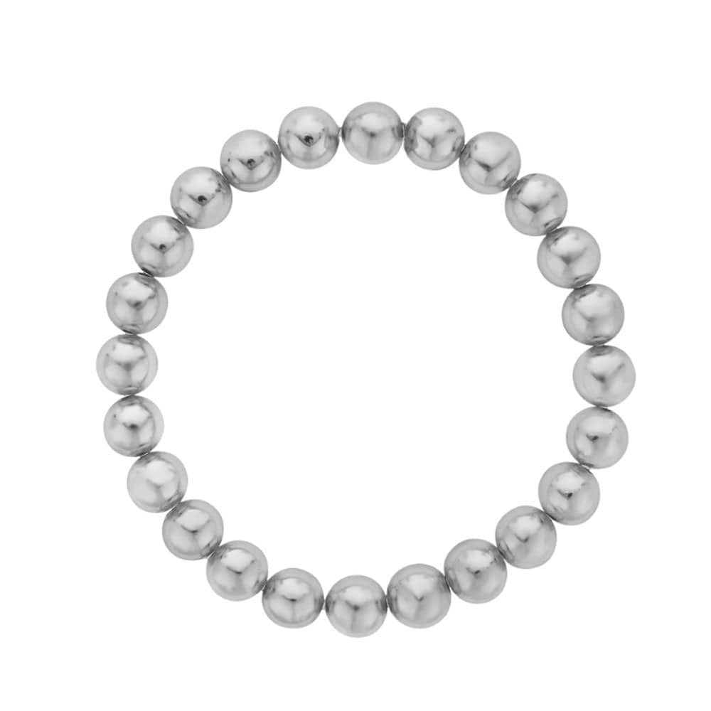 7mm sterling silver stretch to fit bracelet