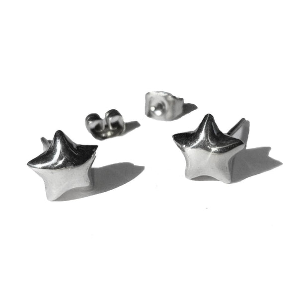 Sterling Silver Star Earrings