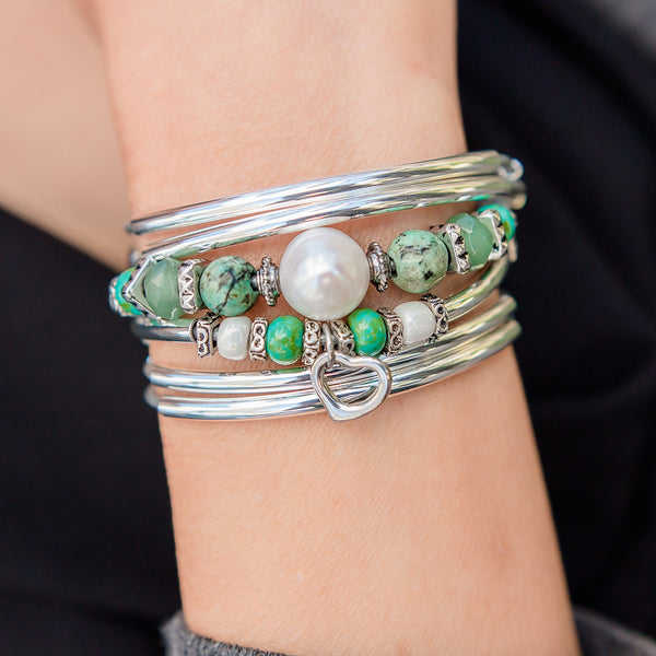 shangjie oem open bracelet dainty charms