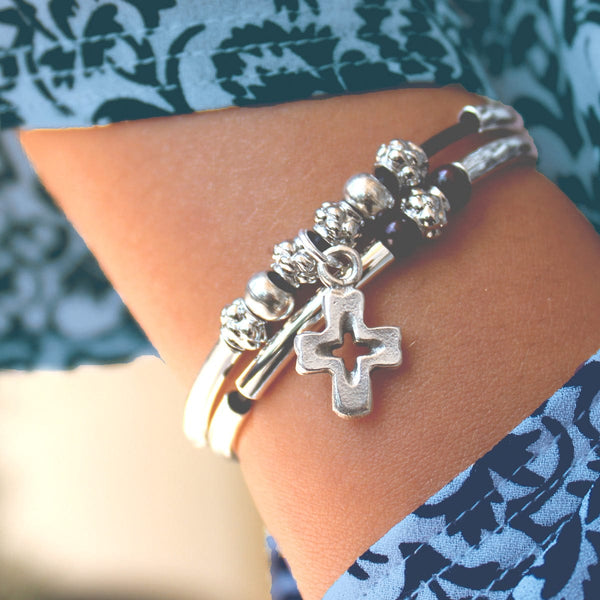 Pandora Bracelets Crosses  Cross Charm Bead Fit Bracelet