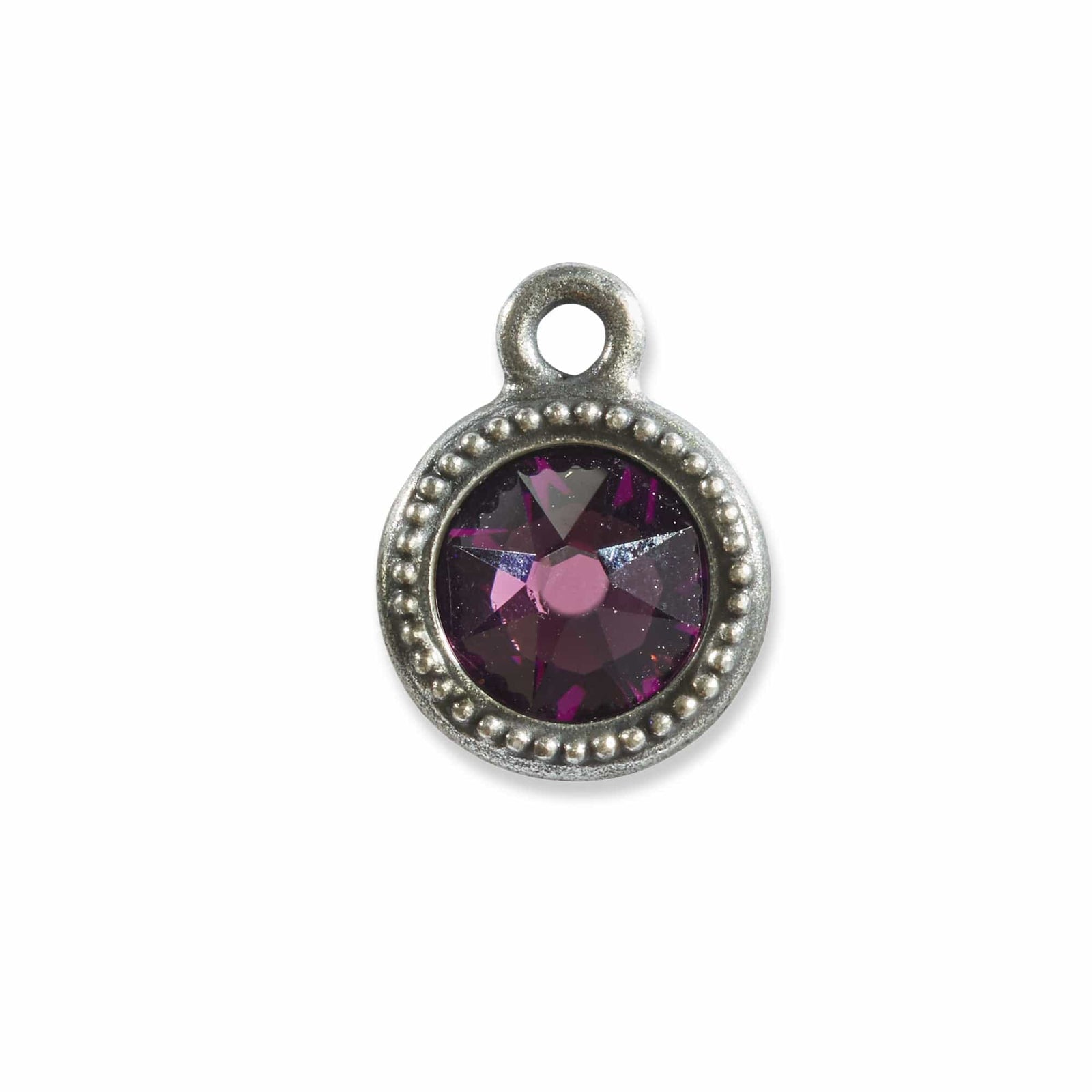 February Birthstone Swarovski Amethyst Purple