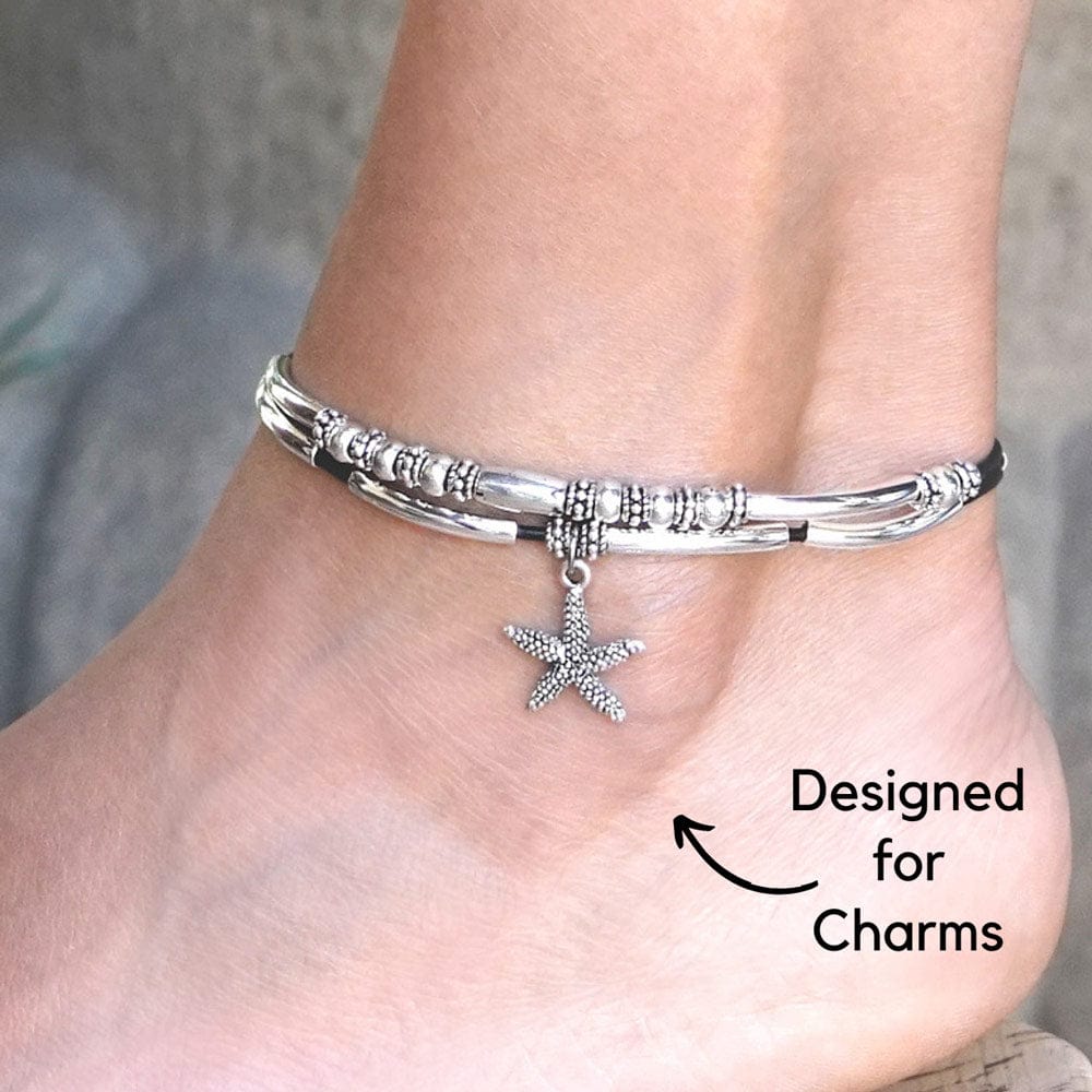 Joyas anklet wiith slim starfish charm