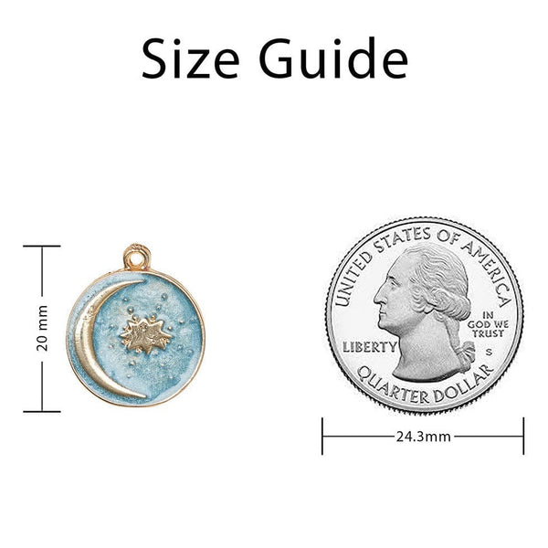 Blue Moon Pendant for Lizzy James Necklaces