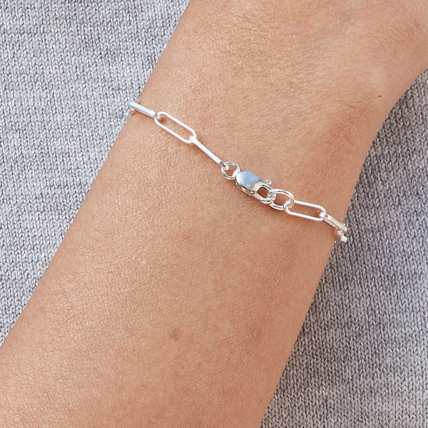 Sterling Silver Chain Bracelet | Lizzy James