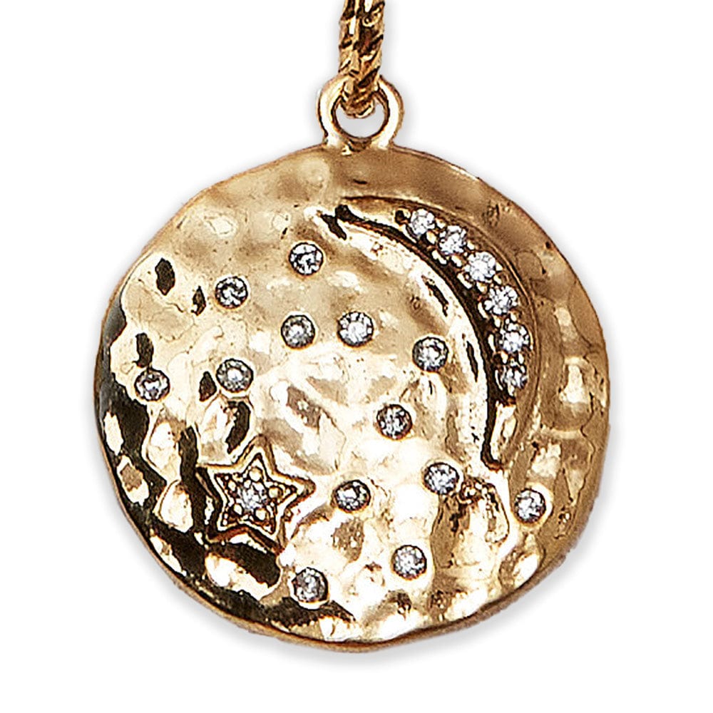 Starry Night gold cz Pendant Cubic Zirconia Pendants