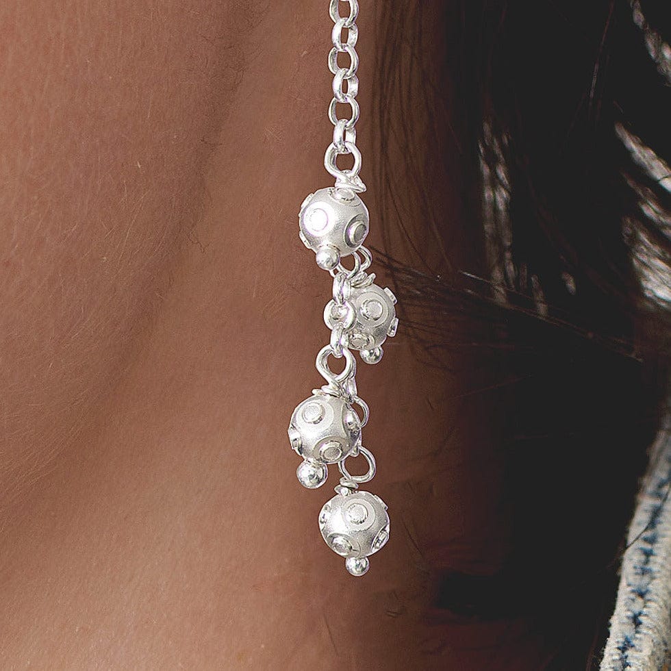 Stars in the Sky Sterling Silver Earring