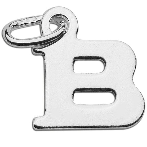 Sterling Silver Initial B CHARM