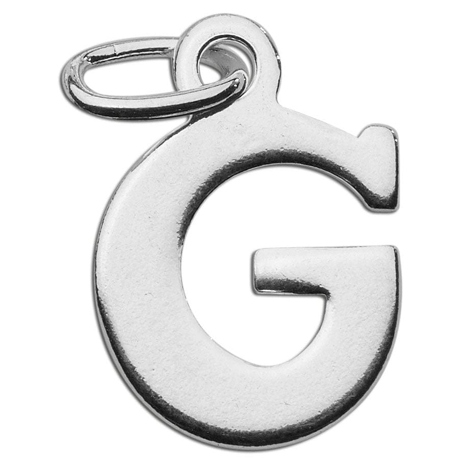 Sterling Letter G charm