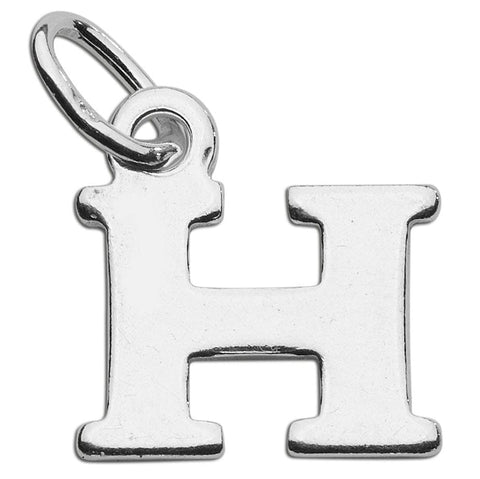 Sterling Silver Initial H