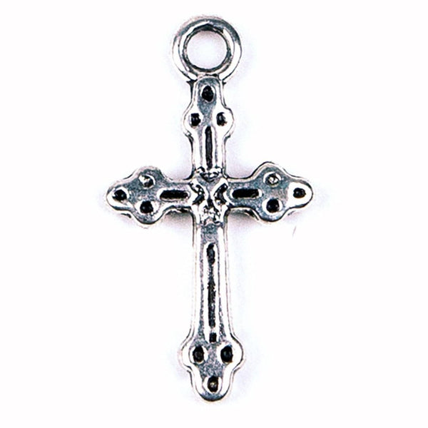 BWL Cross Charm パーツ シルバー925 ガボール A&G Silver Cross Charm For Bracelets & Anklets