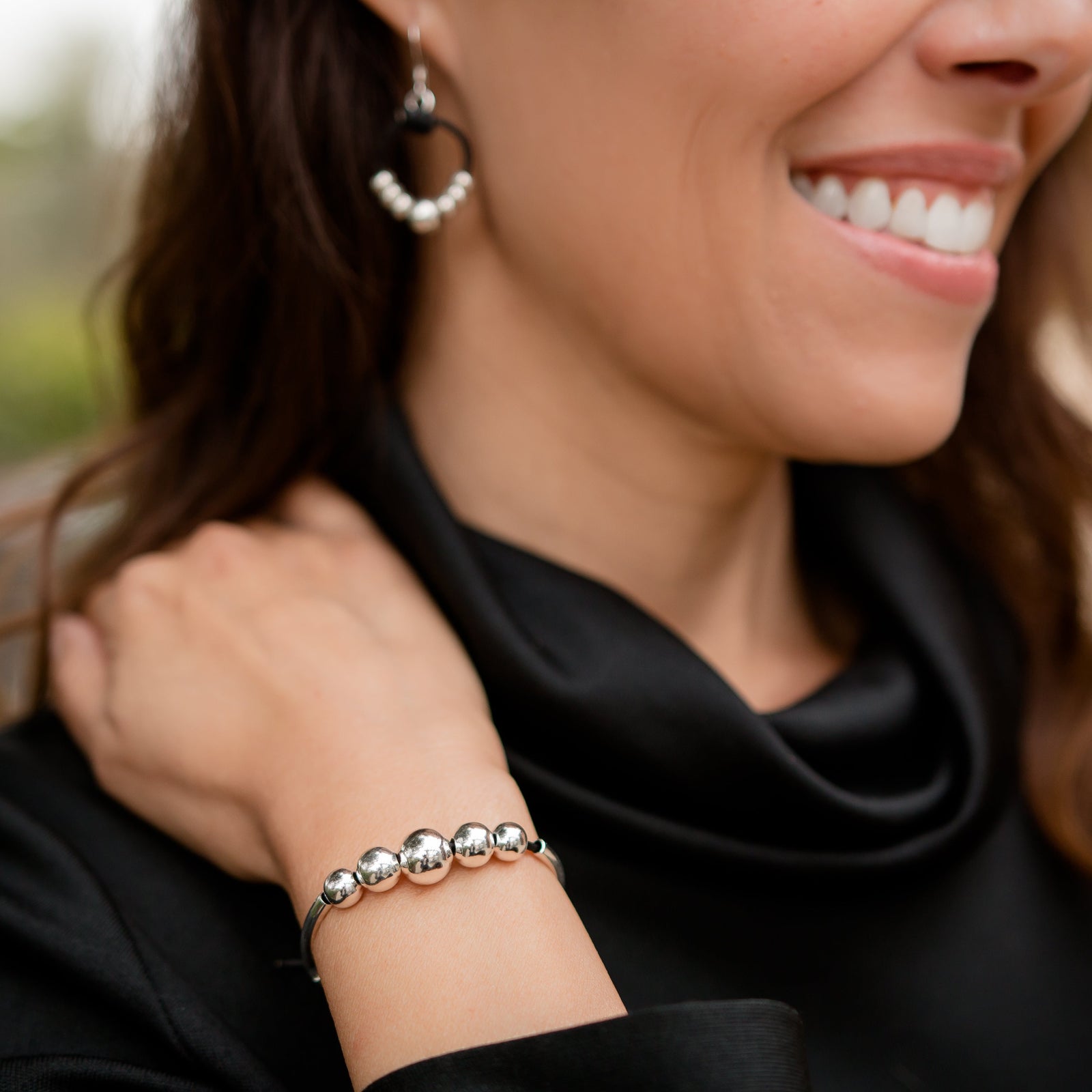 Lizzy James Strength in Wisdom Bracelet & Earring Set