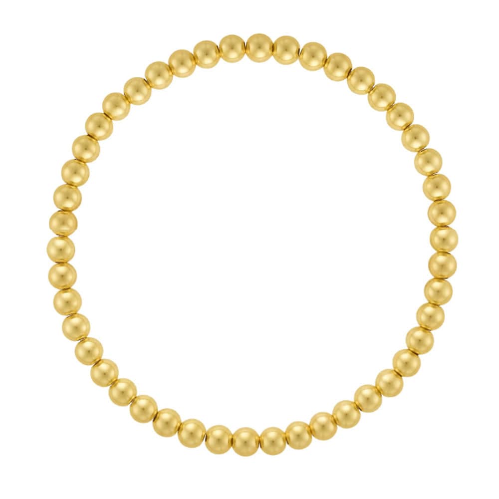 14k Gold Filled 4mm Stretch Bracelet