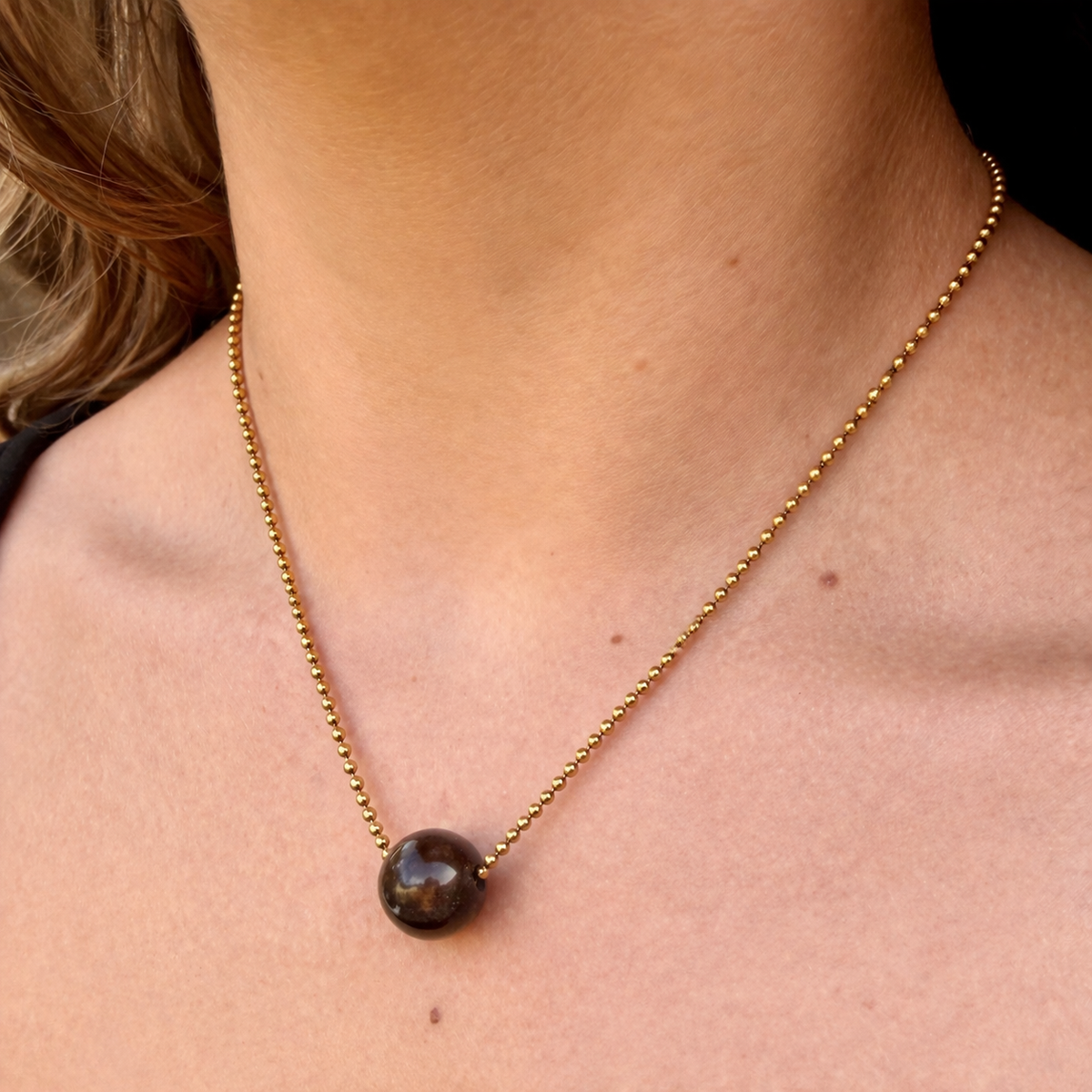 The Elio Herkimer Necklace – Antique Gold & Quartz | LIMITED EDITION