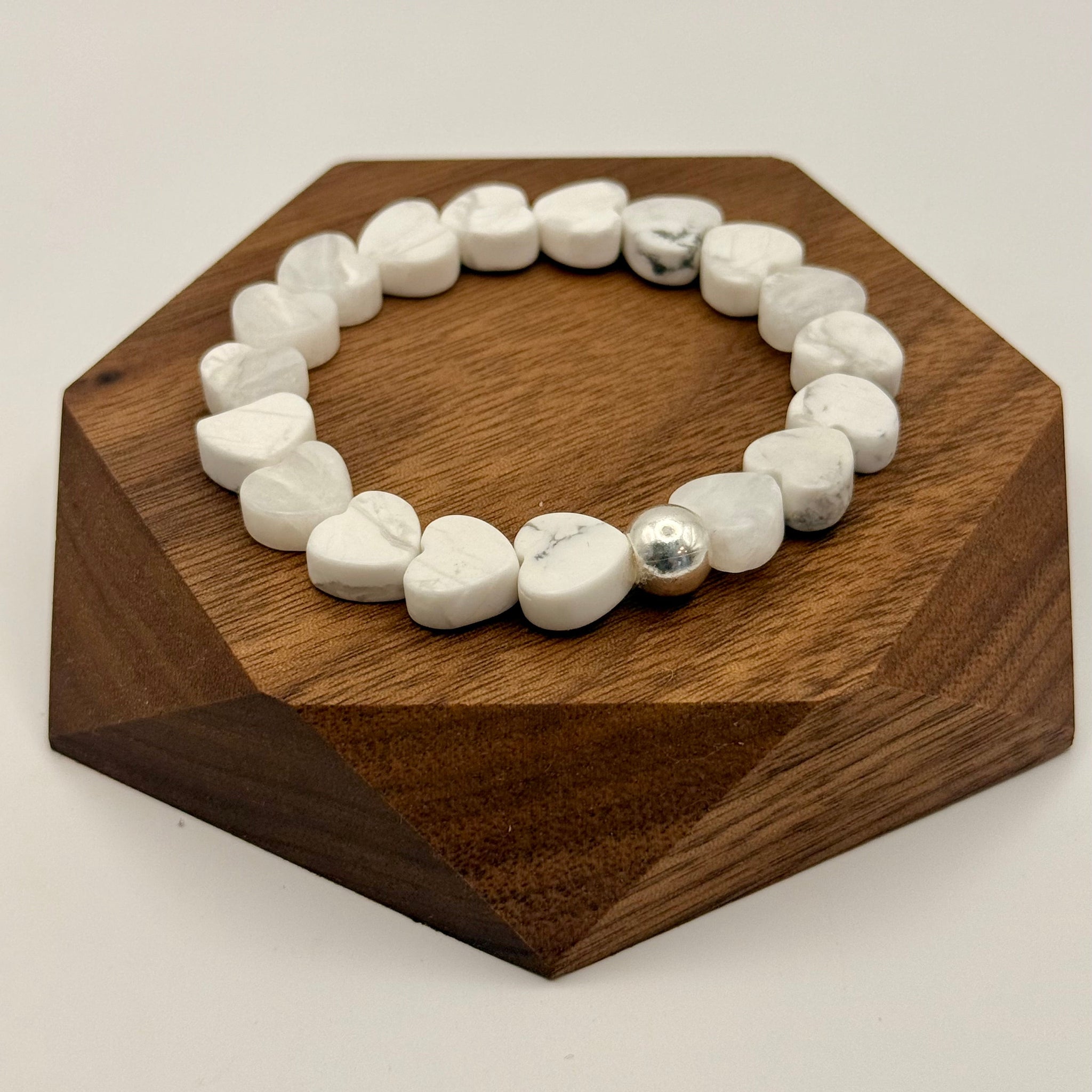 Bracciale Per Allattamento Howlite Rasmey – Conta-poppate Con Numeri E Ciondolo A Stella – Gioiello Personalizzato Per Mamme - 4
