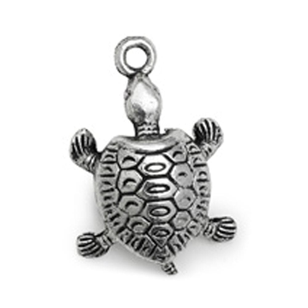 Silver Turtle Charm