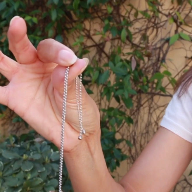Cross Necklace w Silver Coin Medallion | Adjustable