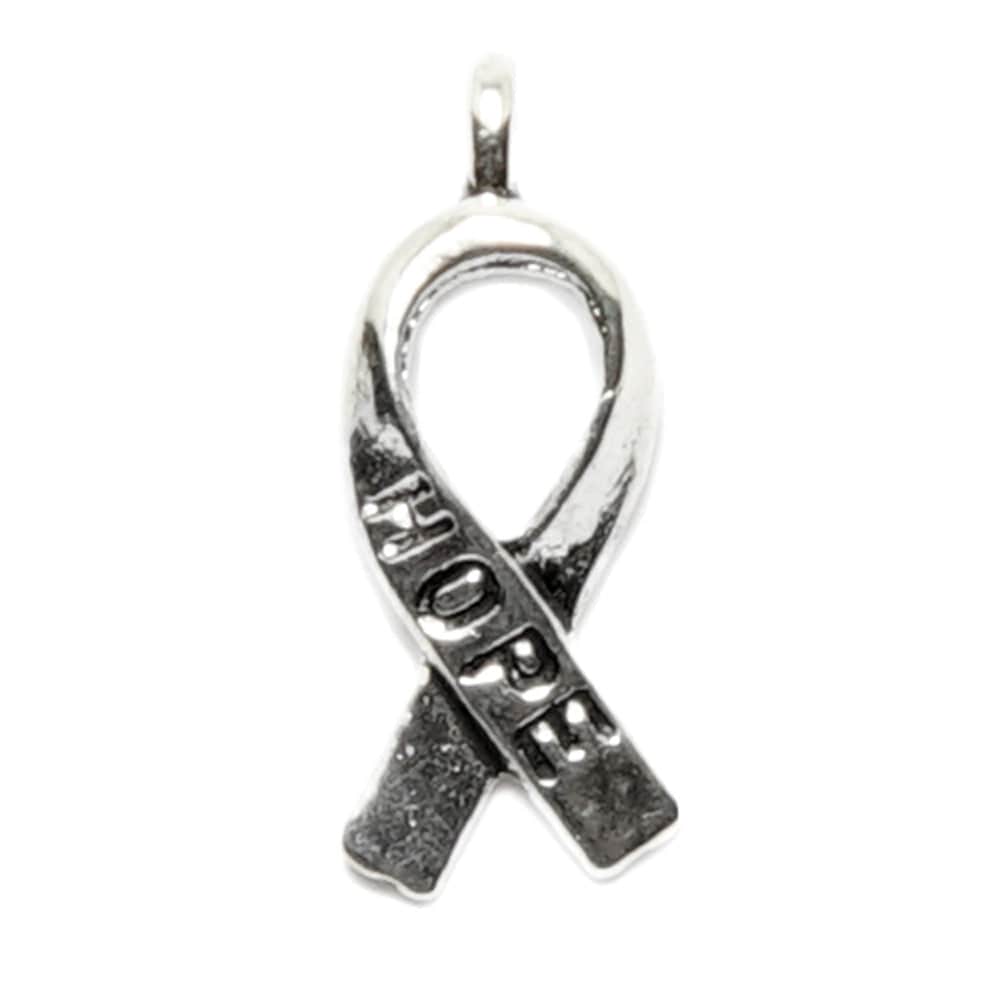 Hope ribbon charm