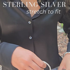 Leah jessica sterling silver 4mm bracelet video
also shown 4mm and 9mm Sterling bracelet