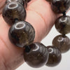 Smokey Herkimer Diamond Quartz Round Polished Beads Close-Up Video