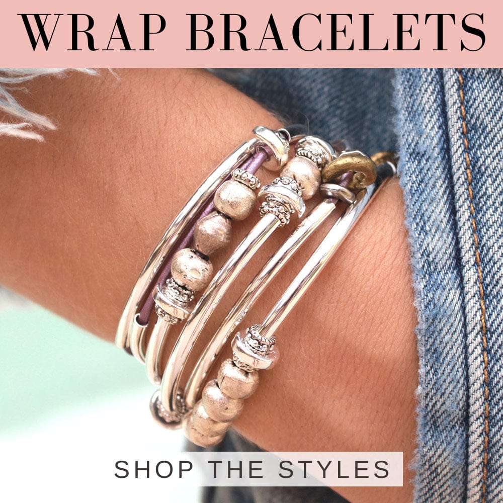 Lizzy James Handmade Artisan Jewelry, Wrap Bracelets Anklets