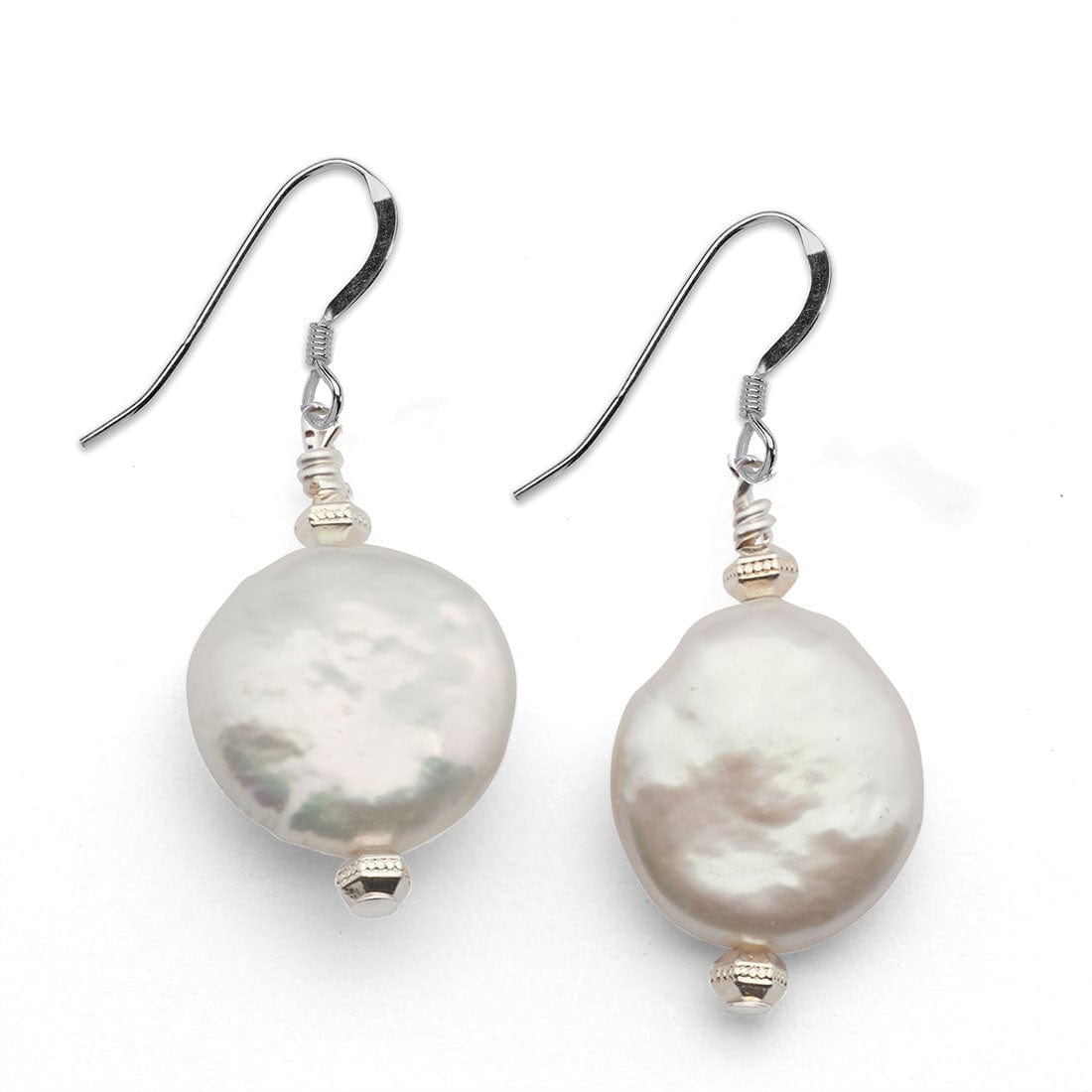 AVA classic large coin Pearl Earrings Earring