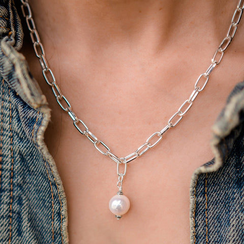 Classic Front & Back Necklace with Adjustable Chain – KristinaTruDiamonds