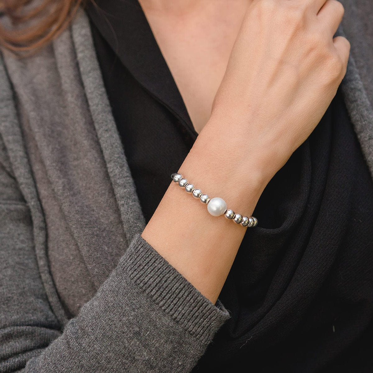 Delight Adjustable Bracelet with Freshwater Pearl