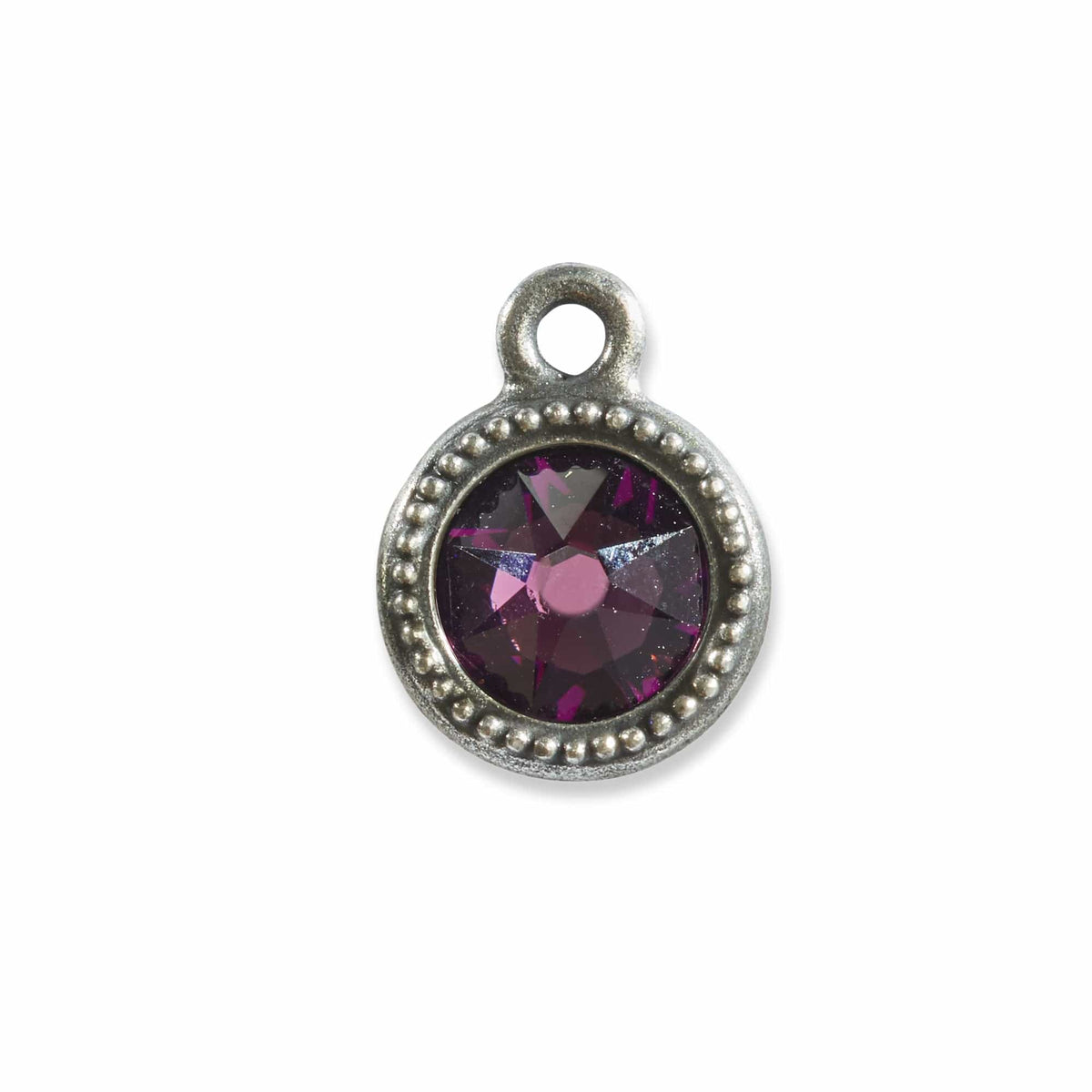 February Birthstone Swarovski Amethyst Purple