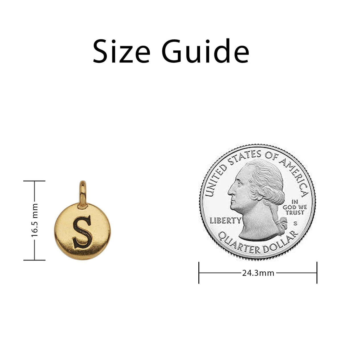 Gold Round Initial Sizing Guide