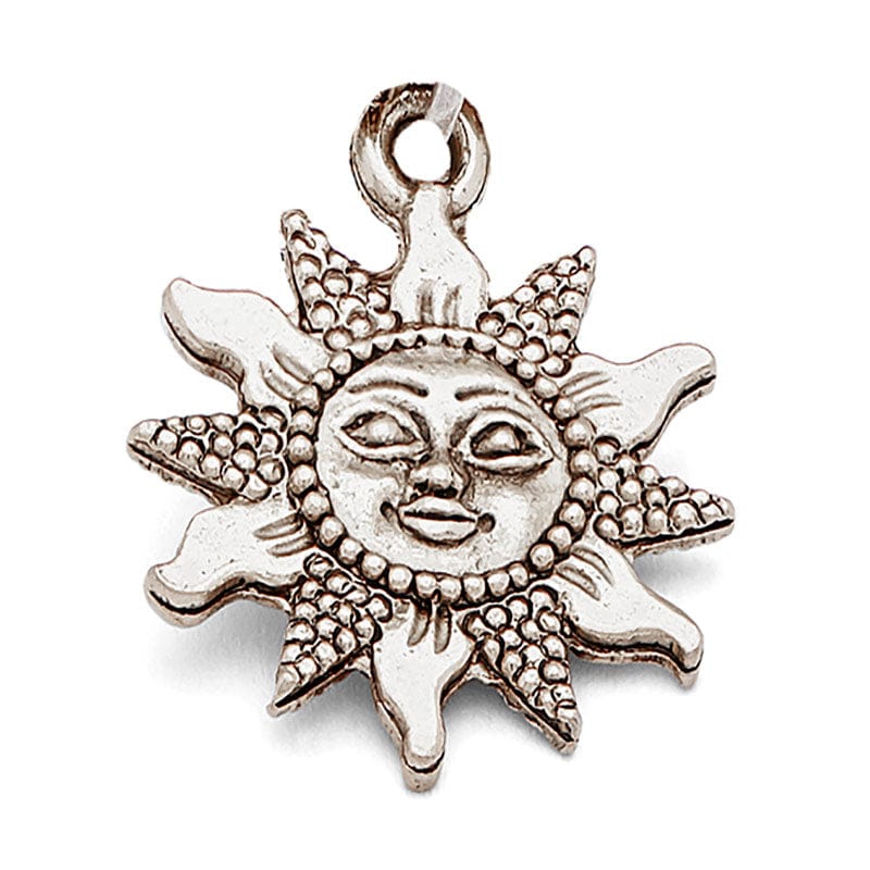 Happy Sun Silver Pendant