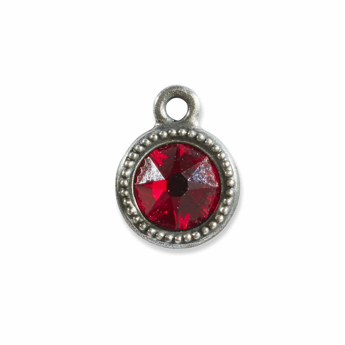 January Birthstone Swarovski Garnet Red