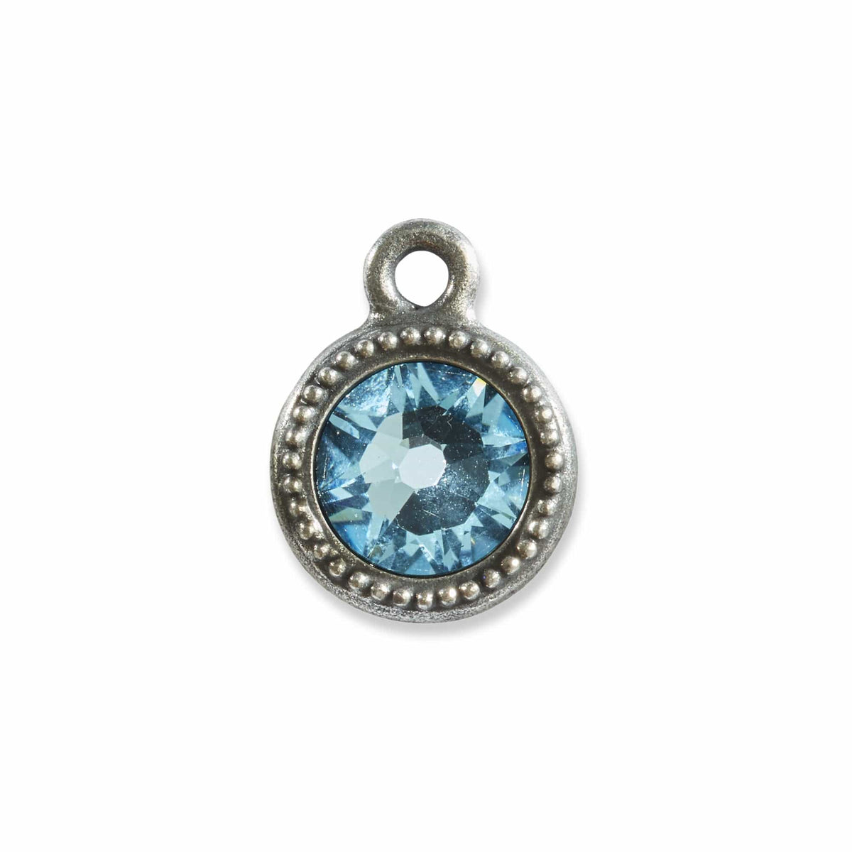 March Birthstone Swarovski Aquamarine blue