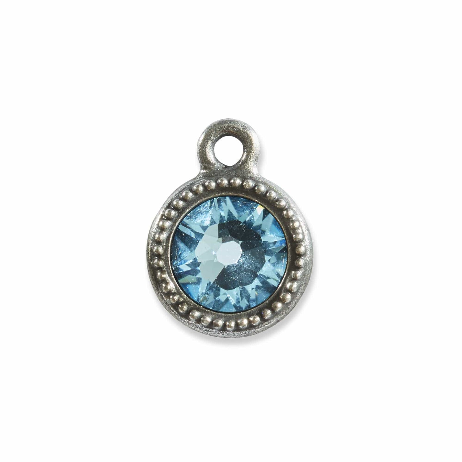 March Birthstone Swarovski Aquamarine blue