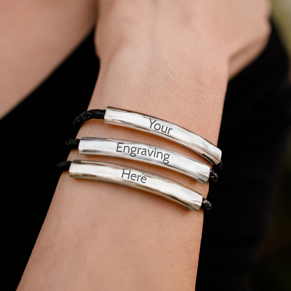 Mingle Engravable Bracelet Silverplate