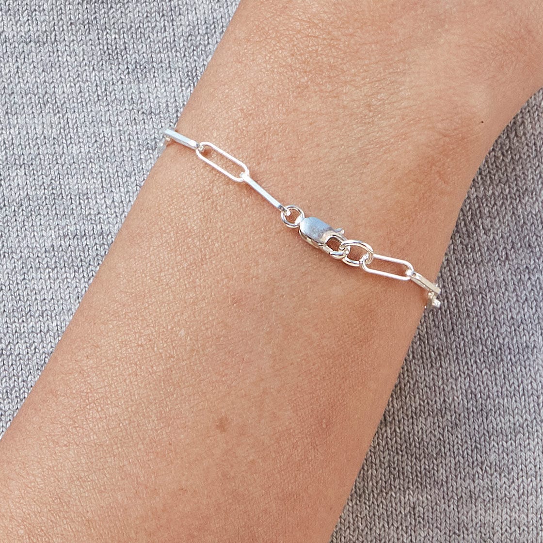 Rome Sterling Silver Chain Bracelet