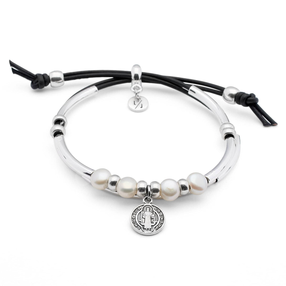 Saint Nat Black Adjustable Bracelet