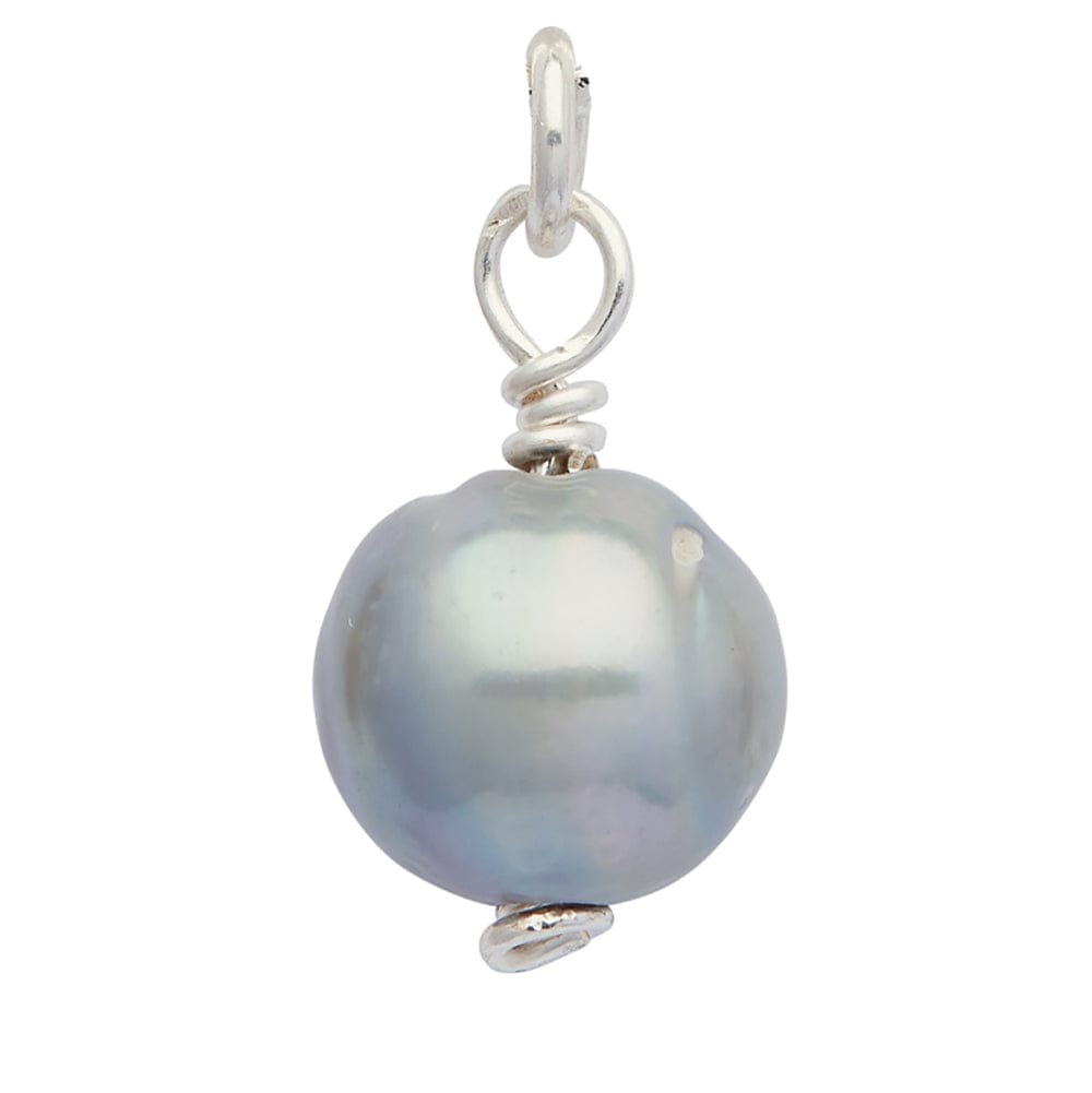 Silver Pearl Necklace Pendant