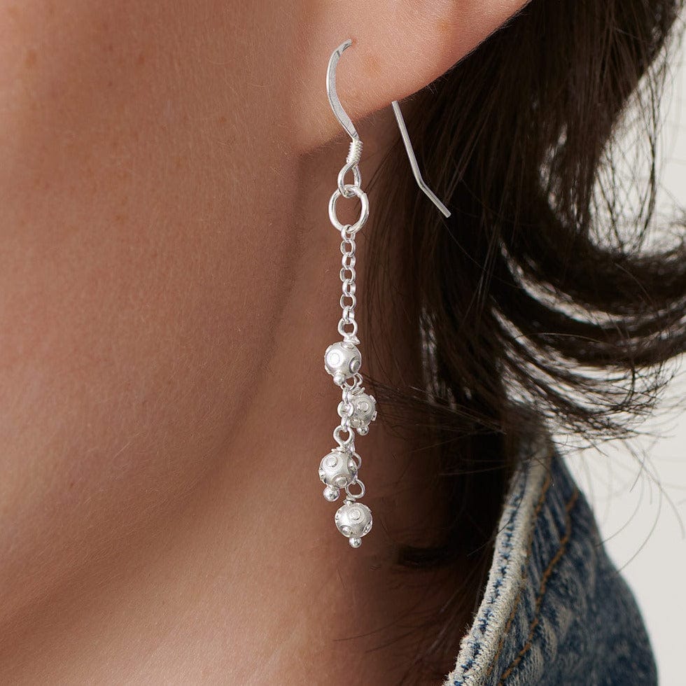 Stars in the Sky Sterling Silver Earring