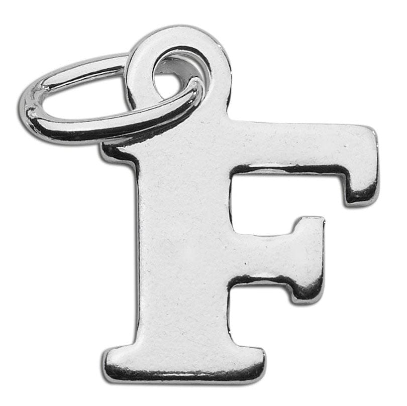 Sterling Letter F charm