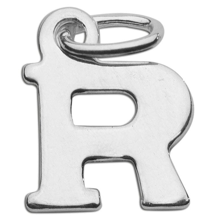 Sterling Letter R charm