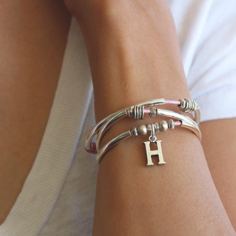 Little Naughty Jewelry Letter H Bracelet Temperament Light Luxury