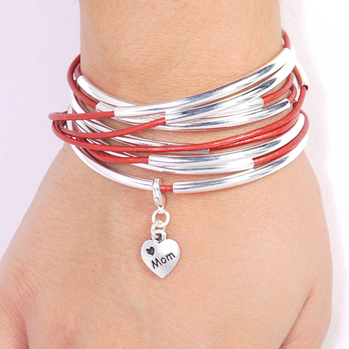 Mom Heart Charm