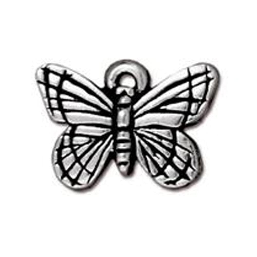 Silver Butterfly Charm