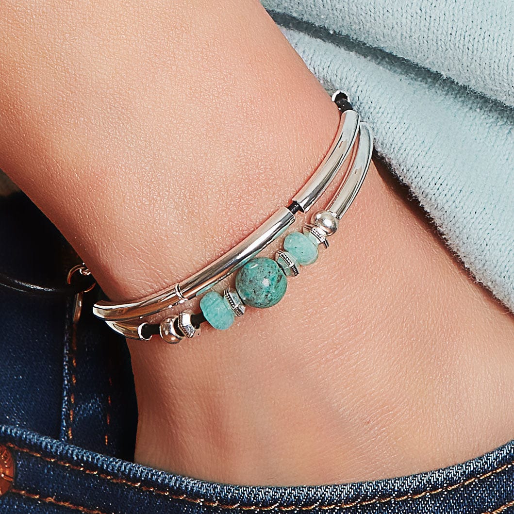 St. Barts Adjustable Bracelet with Aventurine