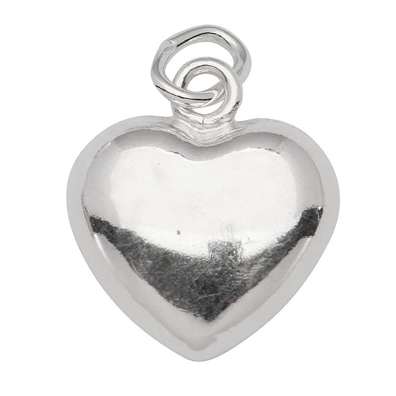 Sterling Silver Filled Heart Charm