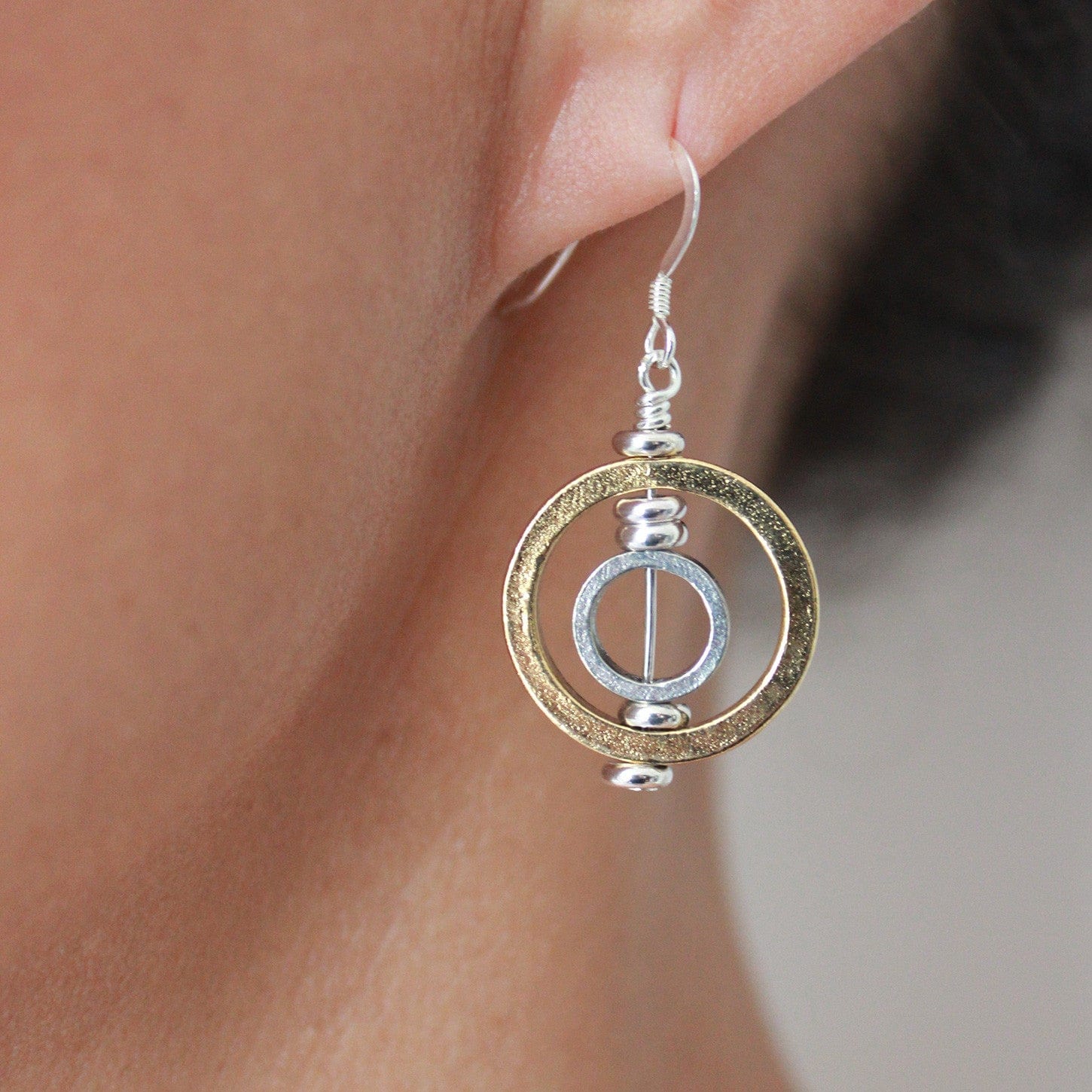 Sunlight Earrings in 24k Goldplate
